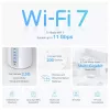 Mesh-järjestelmä TP-Link Deco BE65 Tri-Band 2,4 GHz 5 GHz 6 GHz Wi-Fi 7