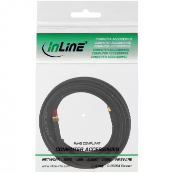 WIFI-kaapeli R-SMA uros / R-SMA liitin InLine 40861 1m
