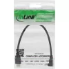 InLine High Speed HDMI-kaapeli Ethernetillä, kulmaliitin, 0,3 m