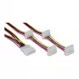 Sisäinen virtakaapeli InLine 29654A 1x 4pin Molex / 4x 4pin Molex 1m