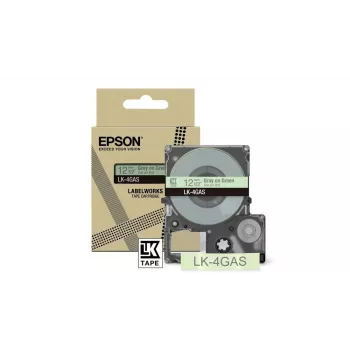 Tarratulostinnauha Epson LK-4GAS harmaa vaaleanvihreä lämpösiirto 1,2 cm