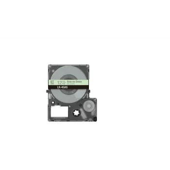 Tarratulostinnauha Epson LK-4GAS harmaa vaaleanvihreä lämpösiirto 1,2 cm