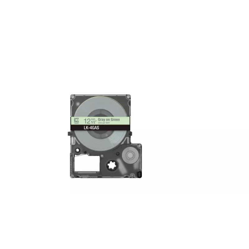 Tarratulostinnauha Epson LK-4GAS harmaa vaaleanvihreä lämpösiirto 1,2 cm