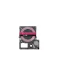 Tarratulostinnauha Epson LK-4PBF musta pinkki lämpösiirto 1,2 cm