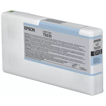 Epson T6535 vaaleansyaani värikasetti (200ml), vaaleansyaani, pigmenttipohjainen muste, 200 ml, 1 kpl