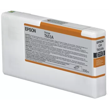 Epson T653A oranssi värikasetti (200 ml), oranssi, pigmenttimuste, 200 ml, 1 kpl