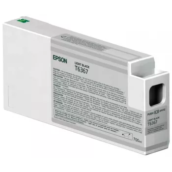 Epson yksittäispakkaus vaaleanmusta T636700 UltraChrome HDR 700 ml