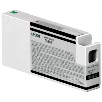 Epson Singlepack valokuvamuste musta T636100 UltraChrome HDR 700 ml, valokuvamusta, väriainepohjainen muste, 700 ml, 1 kpl