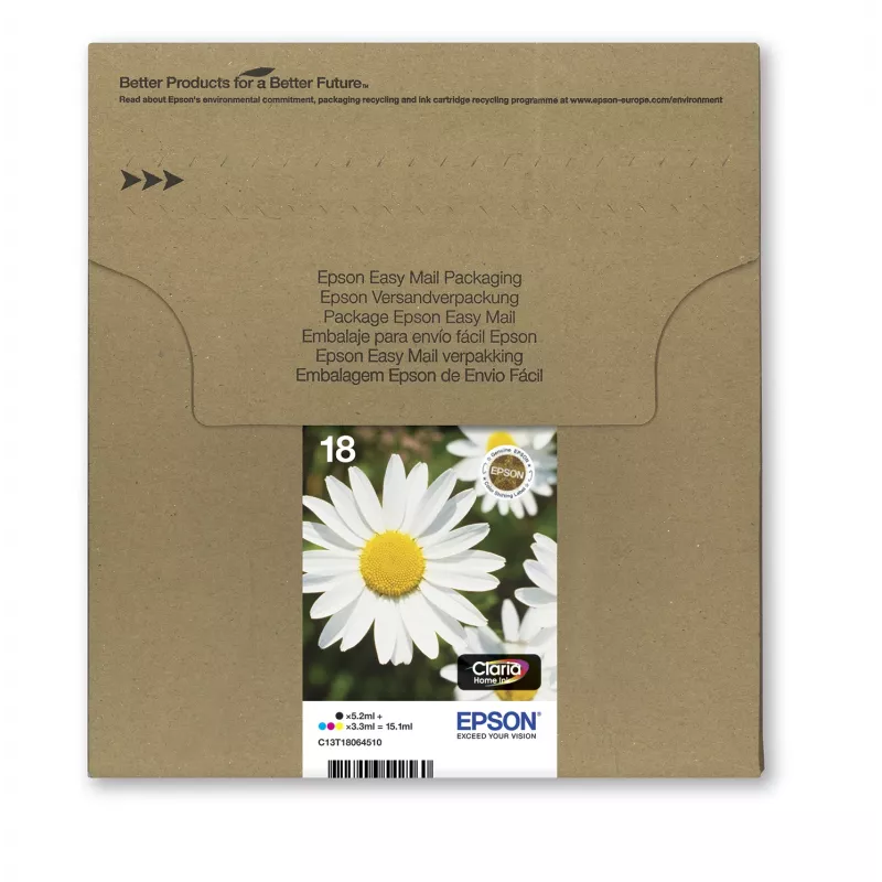 Epson T1806 Easy Mail Packaging värikasetti musta keltainen syaani magenta