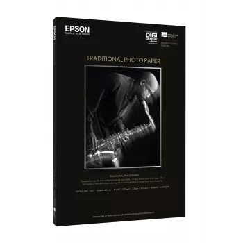 Epson Traditional -fotopaperi, DIN A2, 330 g/m², 25 arkkia