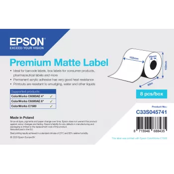 Epson C33S045741 tulostintarra itseliimautuva tulostintarra