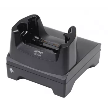 Zebra CRD1S0T-RFD40-TC2X-CHG-1R mobiililaite-laturi mobiilitietokone, RFID-lukija musta AC sisäkäyttöön