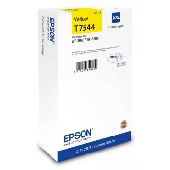 Epson C13T75444N mustepatruuna 1 kpl alkuperäinen Extra (Super) korkea tuotto keltainen