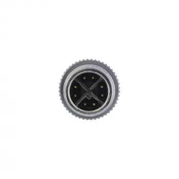 InLine teollisuusverkkokaapeli, M12 8-napainen X-koodattu uros/uros, Cat.6A PUR 2 m