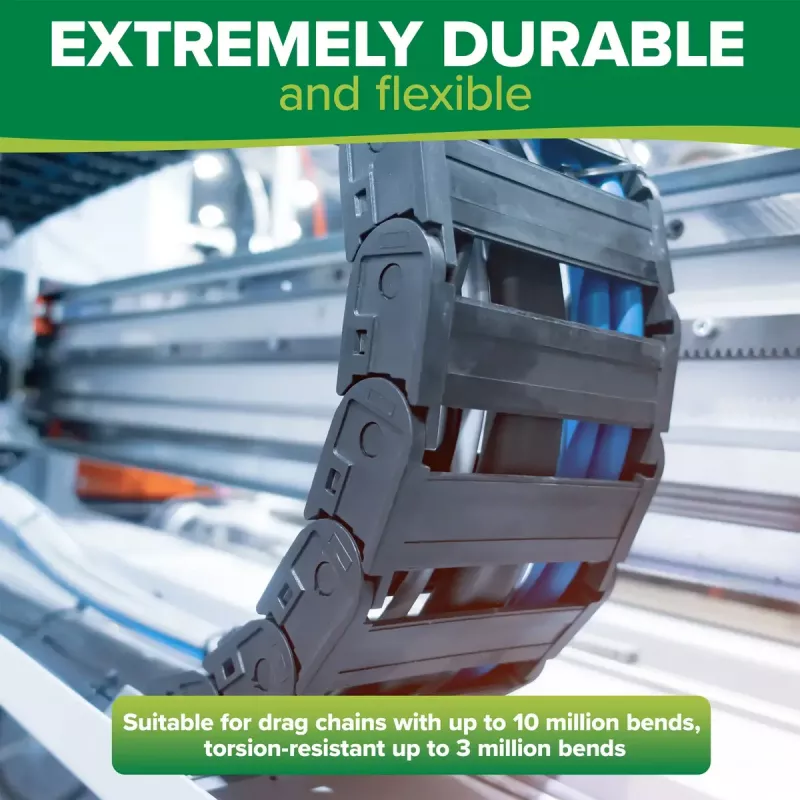 InLine Industrial -verkkokaapeli, M12 4-pin D-koodattu urosliitin - RJ45, PUR 3 m