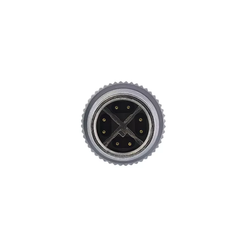 InLine Industrial -verkkokaapeli, M12 8-pin X-koodattu uros/uros, Cat.6A PUR 1 m