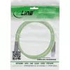 InLine Industrial -verkkokaapeli, M12 8-pin X-koodattu uros/uros, Cat.6A PUR 1 m