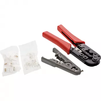 InLine puristuspihtisarja, verkkoliittimille, RJ45 8P8C ja RJ11 6P4C