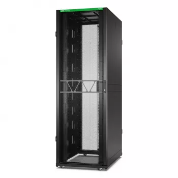 APC NetShelter SX Server Rack Gen 2, 48U, 2258H x 750B x 1200T mm, sivuseinillä, musta