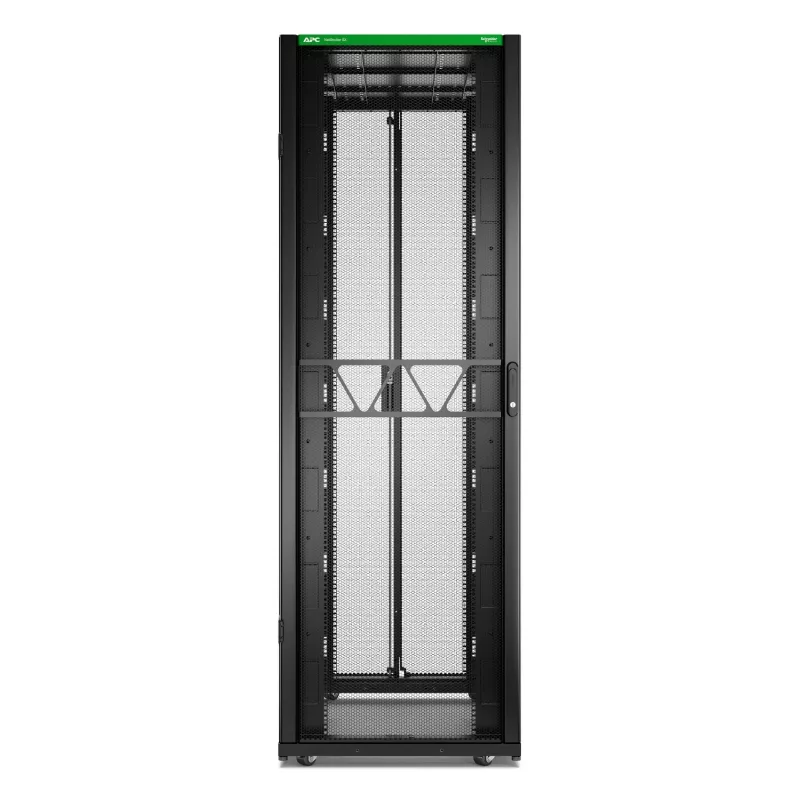 APC NetShelter SX Server Rack Gen 2, 48U, 2258H x 750B x 1200T mm, sivuseinillä, musta