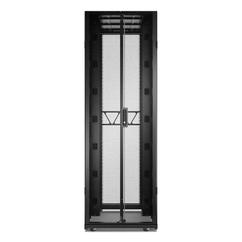 APC NetShelter SX Server Rack Gen 2, 48U, 2258H x 750B x 1200T mm, sivuseinillä, musta