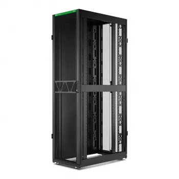 APC NetShelter SX Server Rack Gen 2, 48U, 2258H x 600W x 1070D mm, sivuseinillä, musta