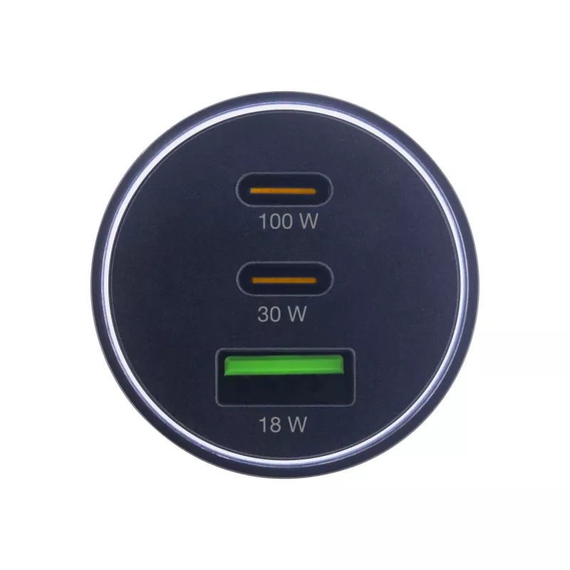 InLine USB-autolaturi Power Delivery, 2x USB-C + QC USB-A, musta