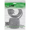 InLine Charging Cube InLine 16499B 3x suojakosketin 2x USB-C 2x USB-A musta 2 m