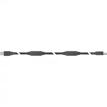 InLine 34513A aktiivinen USB 2.0 -kaapeli, USB-A-urosliitin USB-B-urosliittimeen, 20 m, 480 Mbit/s