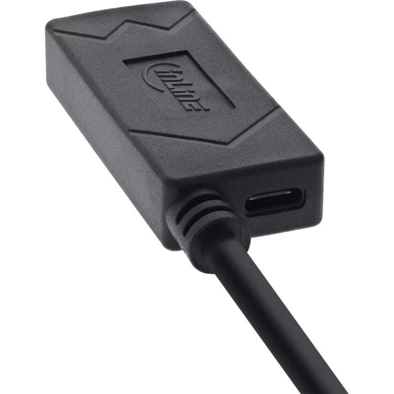 InLine 34615A USB 2.0 aktiivinen jatkokaapeli, USB-A uros/naaras, 5 m, 480 Mbit/s