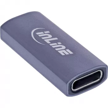 USB-C-sovitin InLine 35900E harmaa liitäntä 1 USB-C liitäntä 2 USB-C