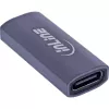 USB-C-sovitin InLine 35900E harmaa liitäntä 1 USB-C liitäntä 2 USB-C