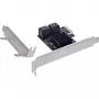 InLine SATA 6 Gb/s -ohjain 4 SATA-portilla PCI-Express 2.0