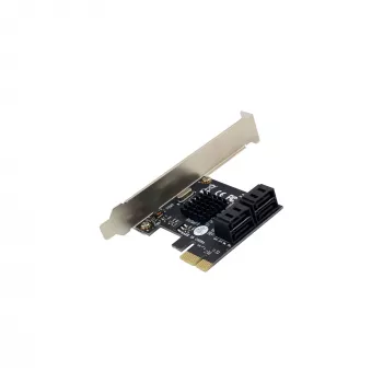 InLine SATA 6 Gb/s -ohjain 4 SATA-portilla PCI-Express 2.0