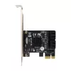 InLine SATA 6 Gb/s -ohjain 4 SATA-portilla PCI-Express 2.0