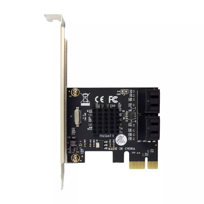 InLine SATA 6 Gb/s -ohjain 4 SATA-portilla PCI-Express 2.0