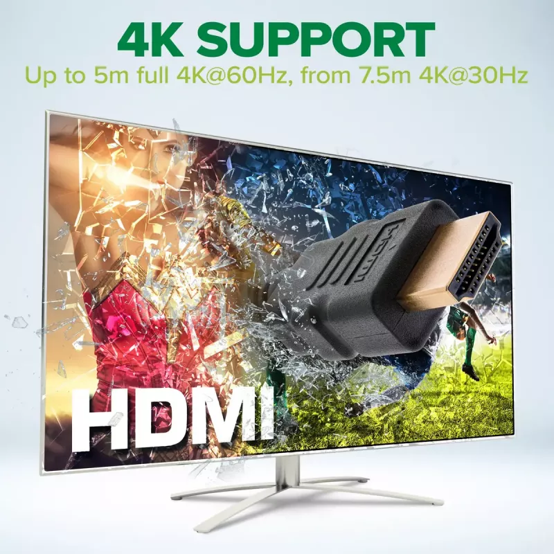InLine HDMI-kaapeli, HDMI High Speed Ethernetillä, uros/uros, musta, 3 m