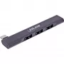 InLine ohut USB-C-keskitin, 4-porttinen, USB 3.0 + 3x USB 2.0, ohut muotoilu