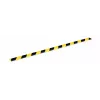 Durable S10 muovinen lattanauha 1000mm musta keltainen 40mm