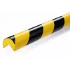 Durable C25R polyuretaanituote musta keltainen pyöristetty 1000 mm