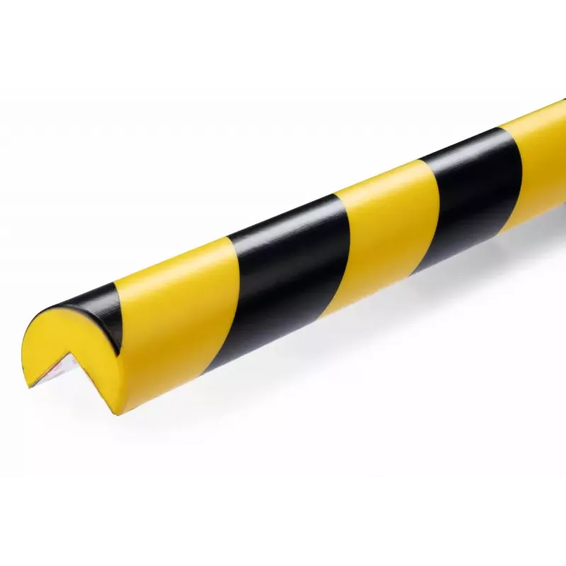 Durable C25R polyuretaanituote musta keltainen pyöristetty 1000 mm