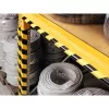 Durable C25R polyuretaanituote musta keltainen pyöristetty 1000 mm