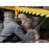 Durable C25R polyuretaanituote musta keltainen pyöristetty 1000 mm