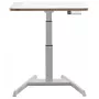 Tietokonepöytälevy Leitz 65340001 neliö alumiini tummanharmaa 600x800x650mm