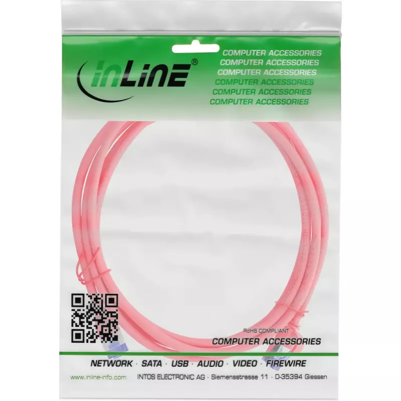 InLine 74925R verkkokaapeli punainen 25 m Cat6a S/FTP (S-STP)