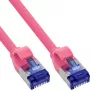 InLine 74920M verkkokaapeli magenta 20 m Cat6a S/FTP (S-STP)