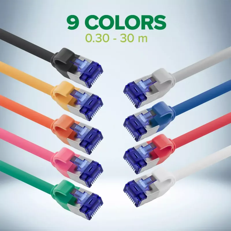 InLine 74903 verkkokaapeli harmaa 3 m Cat6a S/FTP (S-STP)
