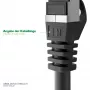 InLine S-76443U verkkokaapeli harmaa 0,4 m Cat6 S/FTP (S-STP)