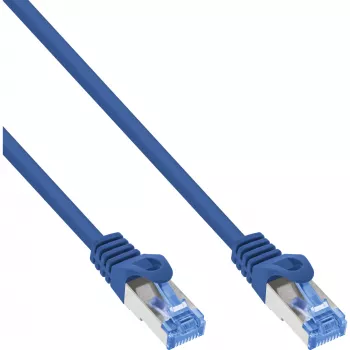 InLine 72655B verkkokaapeli sininen 0,5 m Cat6a S/FTP (S-STP)