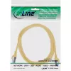 InLine 72601Y verkkokaapeli keltainen 1 m Cat6a S/FTP (S-STP)
